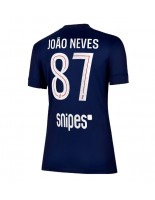 Paris Saint-Germain Joao Neves #87 Hjemmedrakt Dame 2025-26 Korte ermer
